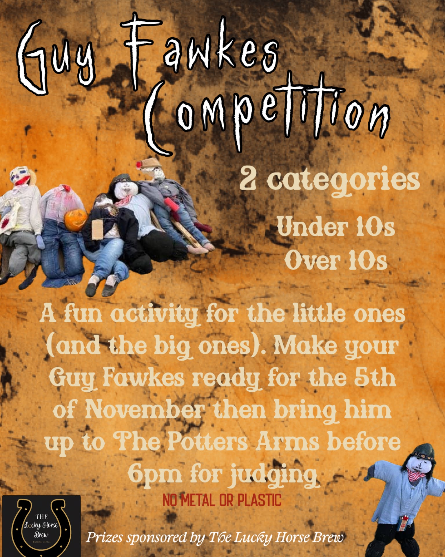 Guy Fawkes Competition poster